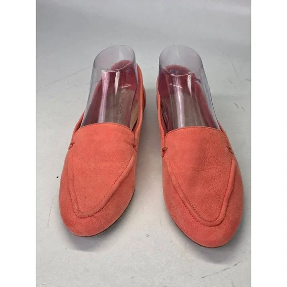 Aldo Joeya Loafers Women's Size 8 Orange Suede Slip On Pointed Toe Shoes - Picture 9 of 16
